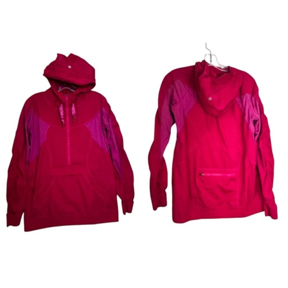 Lululemon Leader Of The Track Pullover Jacket Light Hoodie 1/2 Zip Top Pockets 8